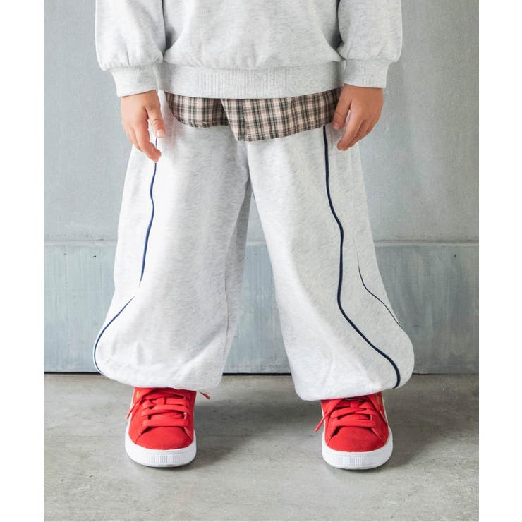 アイボリー | パイピングラインカットソーパンツ(セットアップ可)  10分丈 | F.O.Online Store