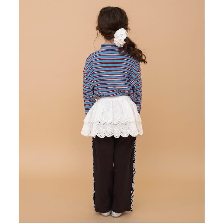 サイドフリルワッフルパンツ  10分丈 | F.O.Online Store | 詳細画像4 