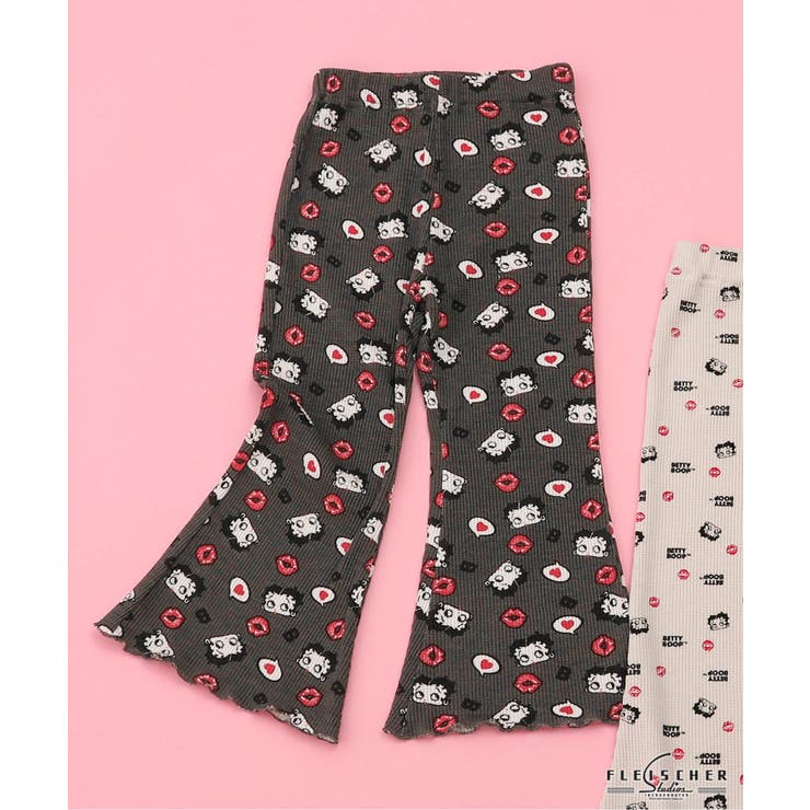 【Betty Boop(TM)】ワッフルフレアパンツ | F.O.Online Store | 詳細画像1 