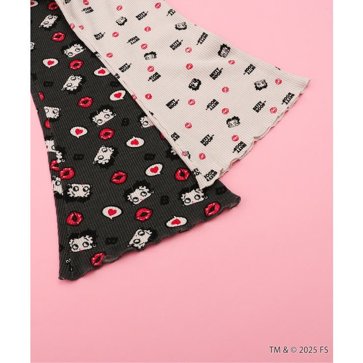 【Betty Boop(TM)】ワッフルフレアパンツ | F.O.Online Store | 詳細画像13 