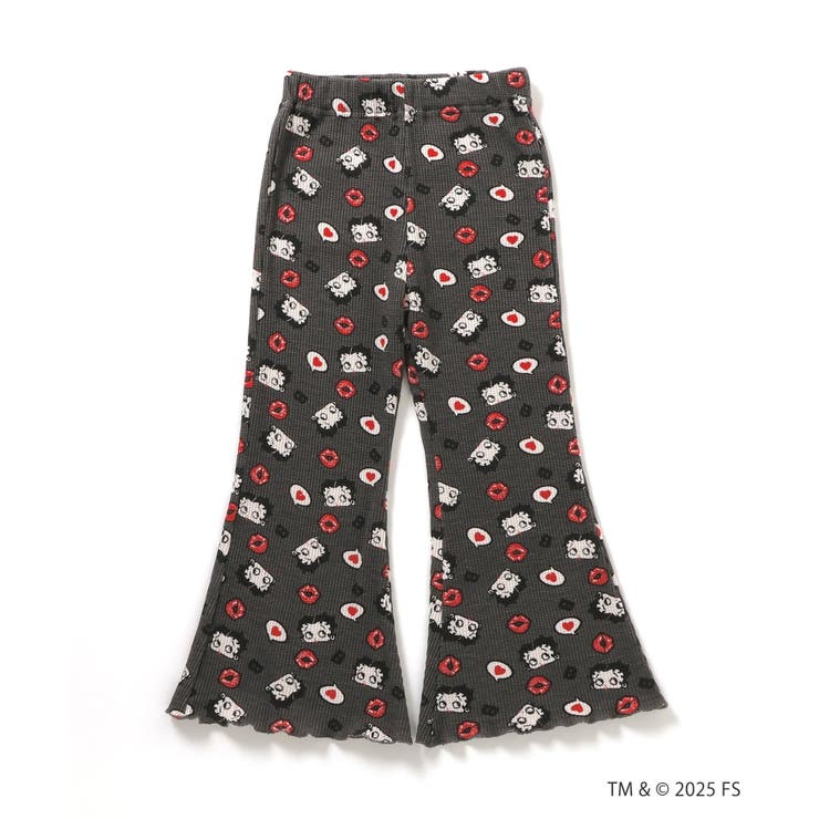【Betty Boop(TM)】ワッフルフレアパンツ | F.O.Online Store | 詳細画像2 
