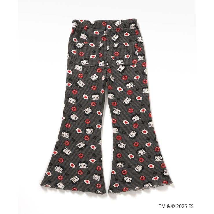 【Betty Boop(TM)】ワッフルフレアパンツ | F.O.Online Store | 詳細画像3 