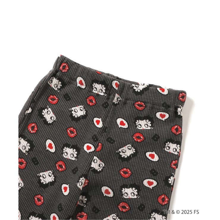【Betty Boop(TM)】ワッフルフレアパンツ | F.O.Online Store | 詳細画像4 