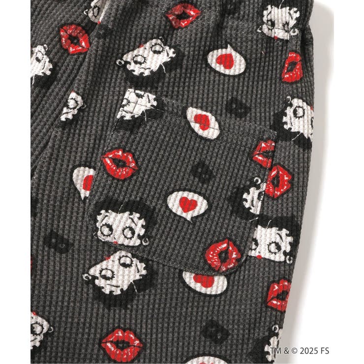 【Betty Boop(TM)】ワッフルフレアパンツ | F.O.Online Store | 詳細画像5 
