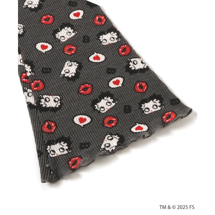 【Betty Boop(TM)】ワッフルフレアパンツ | F.O.Online Store | 詳細画像7 