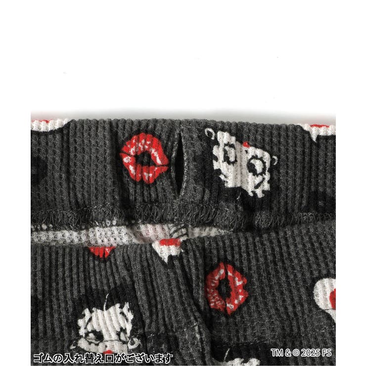 【Betty Boop(TM)】ワッフルフレアパンツ | F.O.Online Store | 詳細画像8 