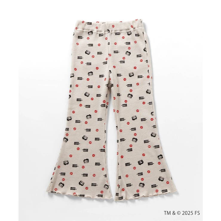 【Betty Boop(TM)】ワッフルフレアパンツ | F.O.Online Store | 詳細画像9 