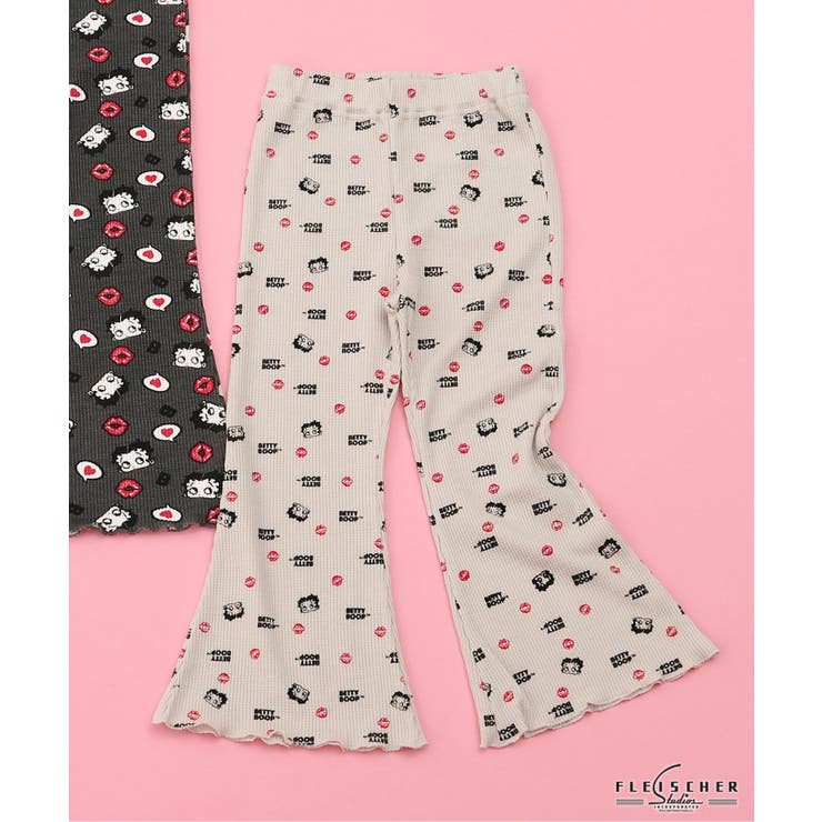 オフホワイト | 【Betty Boop(TM)】ワッフルフレアパンツ | F.O.Online Store