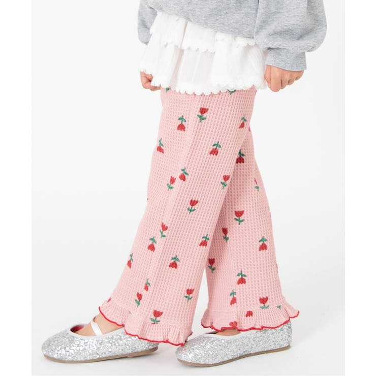 ベビーピンク | ソウガラワッフルパンツ  10分丈 | F.O.Online Store