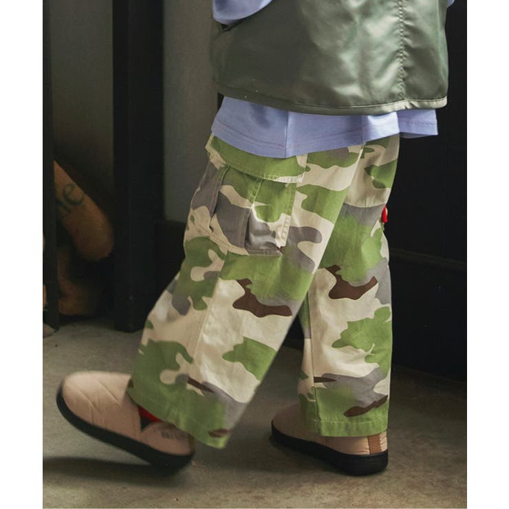 ベージュ | 総柄カーゴパンツ  10分丈 | F.O.Online Store