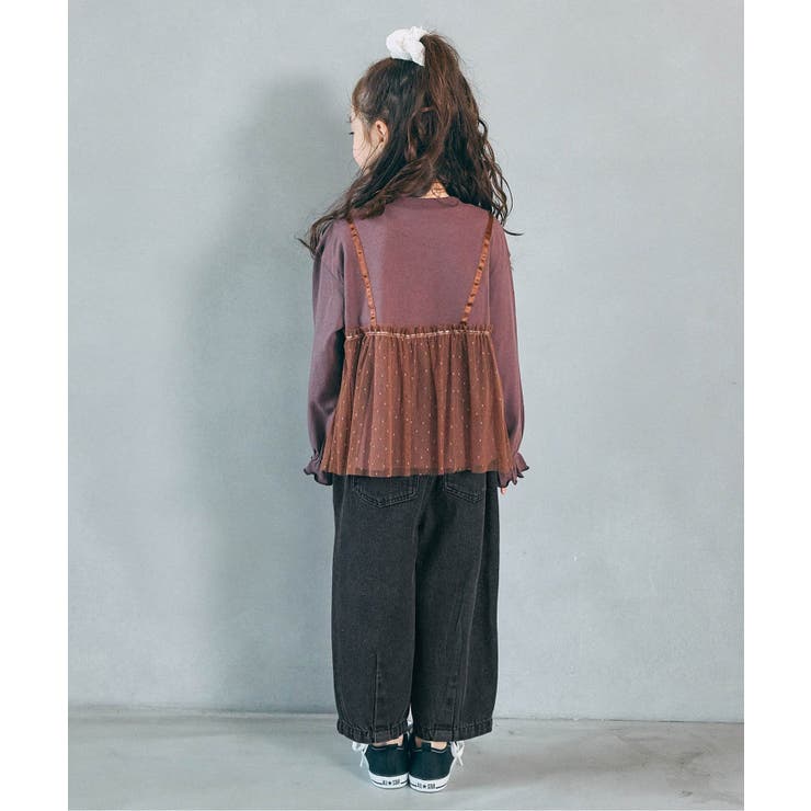 WEB限定  ゆったりタックデニムパンツ | F.O.Online Store | 詳細画像4 