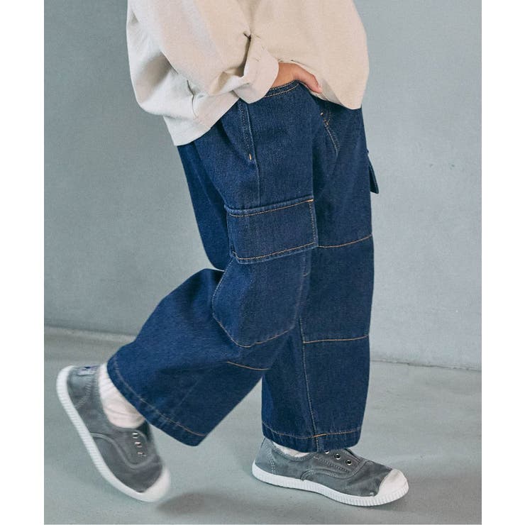 ネイビーブルー | WEB限定  ゆったりカーゴパンツ | F.O.Online Store