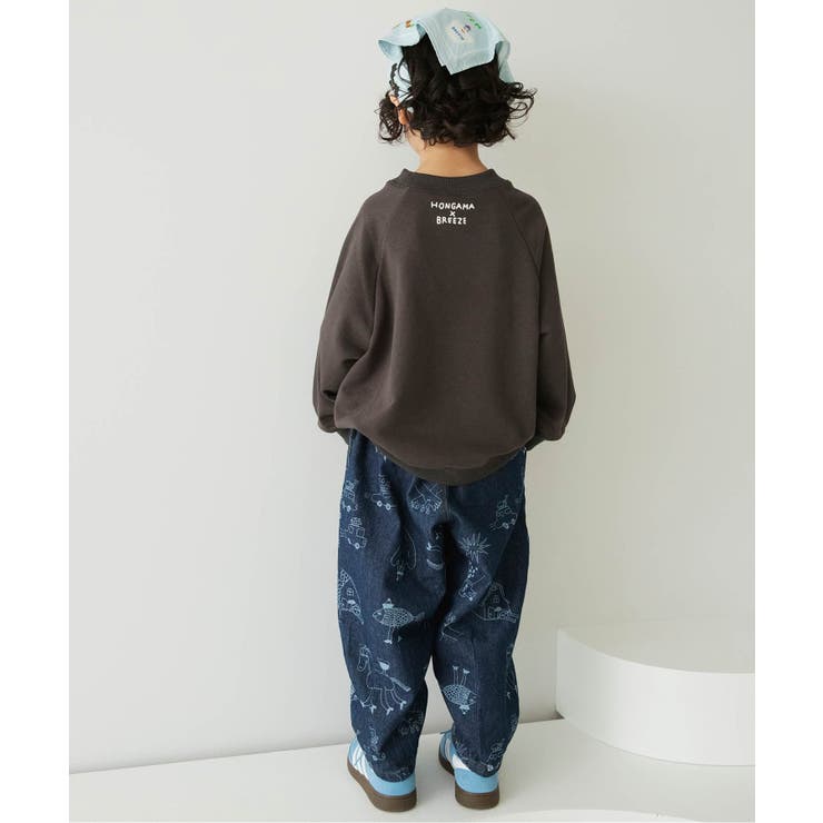 WEB限定【HONGAMA】イラスト総柄デニムパンツ  10分丈 | F.O.Online Store | 詳細画像9 