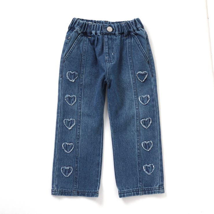 ハート刺繍デニムパンツ[品番：FOKK0016989]｜F.O.Online Store