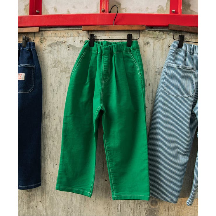 グリーン | WEB限定  やわらかテーパードパンツ  10分丈 | F.O.Online Store