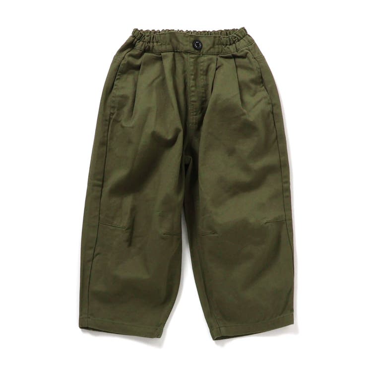 カーキ | ワイドタックパンツ  10分丈 | F.O.Online Store