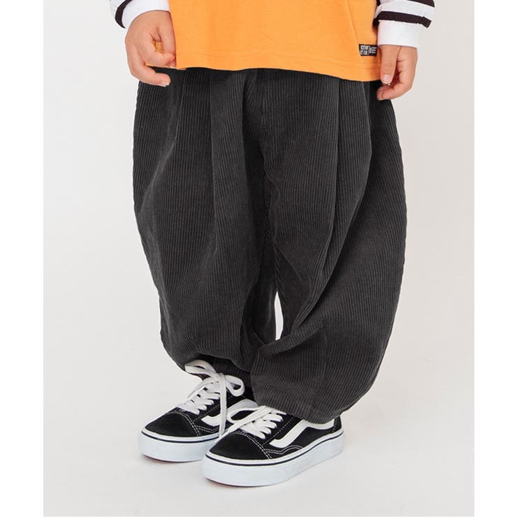 チャコール | バルーンタックコーデュロイパンツ  10分丈 | F.O.Online Store