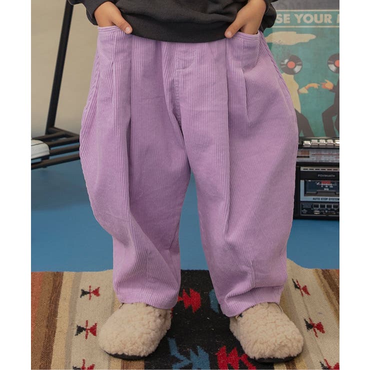 ピンク | バルーンタックコーデュロイパンツ  10分丈 | F.O.Online Store