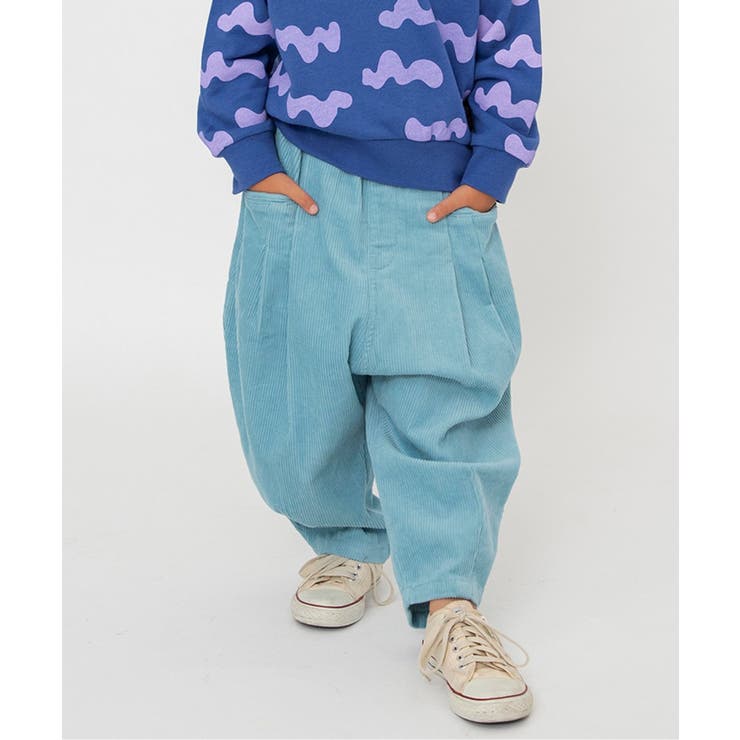 サックス | バルーンタックコーデュロイパンツ  10分丈 | F.O.Online Store