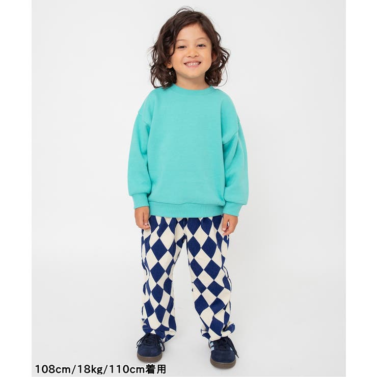 総柄ワンタックコーデュロイパンツ  10分丈 | F.O.Online Store | 詳細画像5 