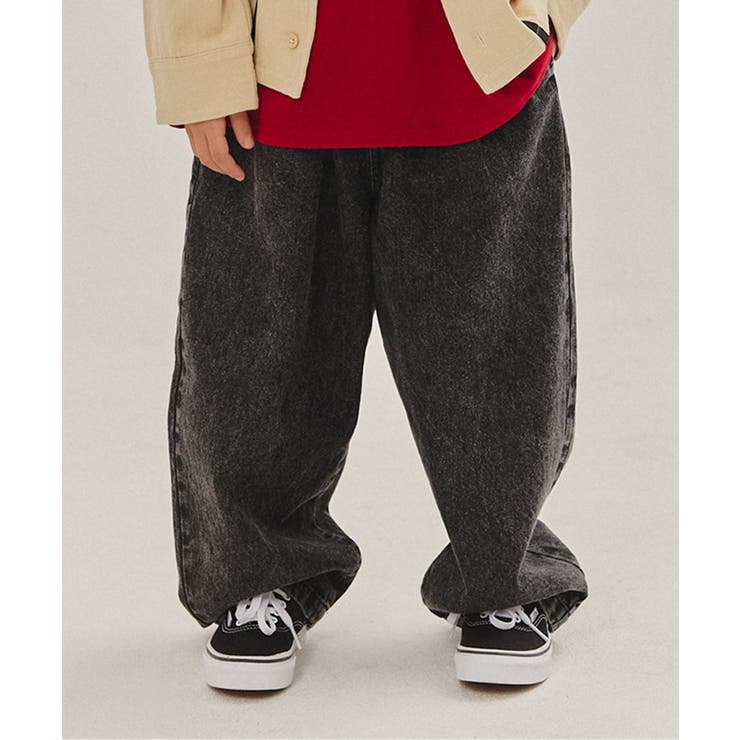 ブラック | 【WEB限定/リンク】 ワイドシルエットパンツ  10分丈 | F.O.Online Store
