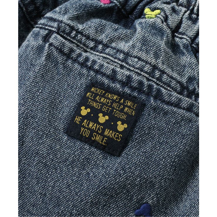 WEB限定 ディズニーキャラクター 総刺繍ワイドパンツ[品番
