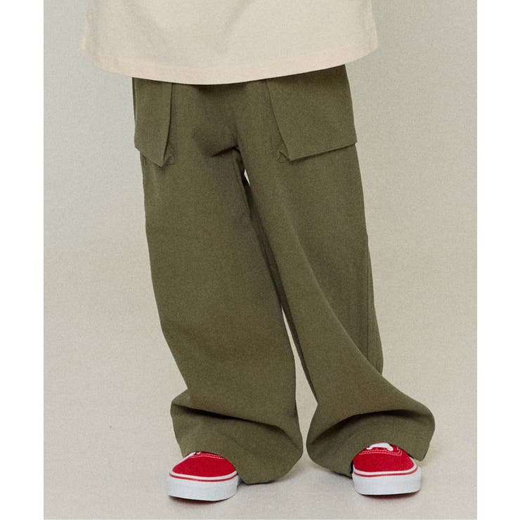 カーキ | 【WEB限定】 サイドポケットパンツ  10分丈 | F.O.Online Store