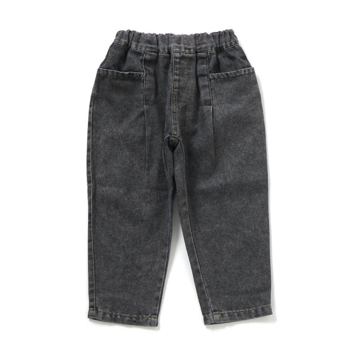 ブラック | カラーデニムワイドパンツ  10分丈 | F.O.Online Store