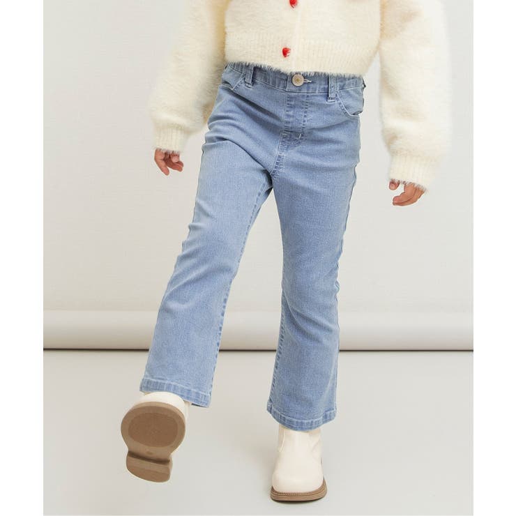 サックス | フレアエブリパンツ  10分丈 スーパーストレッチ | F.O.Online Store