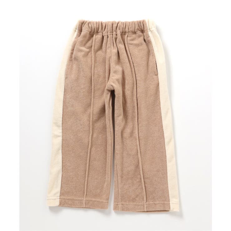 ベージュ | WEB限定  サイドラインパイルトラックパンツ  10分丈 | F.O.Online Store