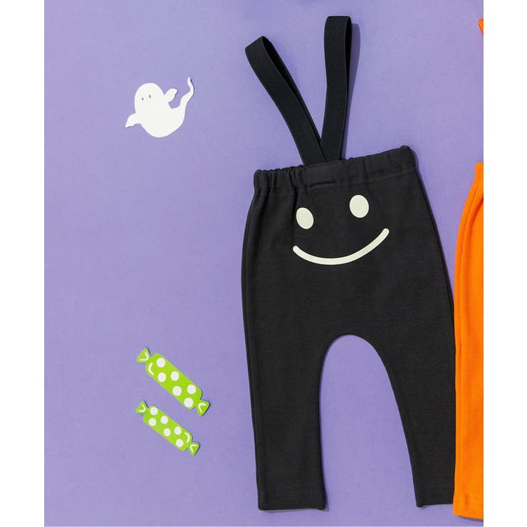 チャコール | サス付きお顔モチーフレギンス | F.O.Online Store