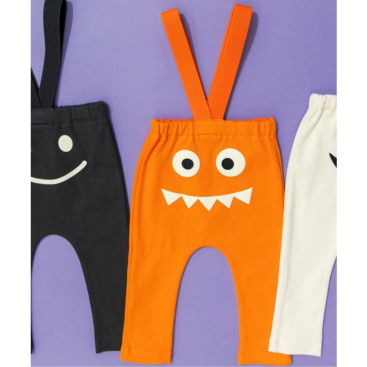 オレンジ | サス付きお顔モチーフレギンス | F.O.Online Store