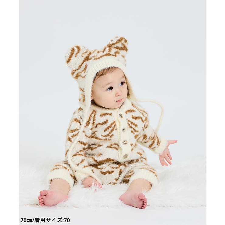 【FUN!FAN!ANIMAL】シャギーカバーオール＆ボンネット | F.O.Online Store | 詳細画像4 