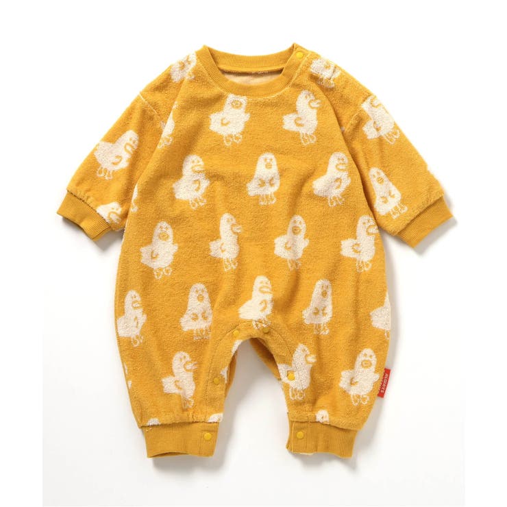 イエロー | 【リンク】総柄パイルカバーオール | F.O.Online Store