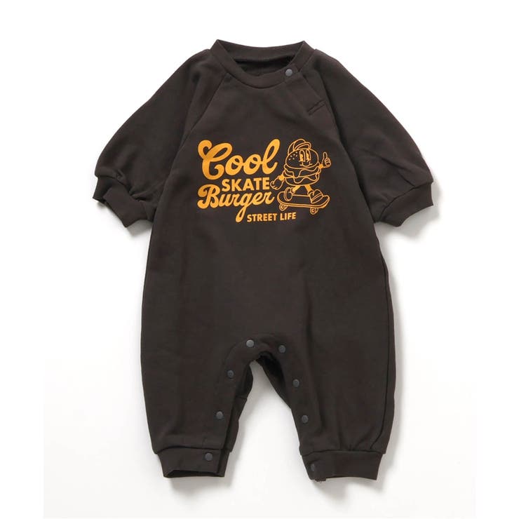 チャコール | WEB限定 【リンク】裏毛バラエティカバーオール  | F.O.Online Store