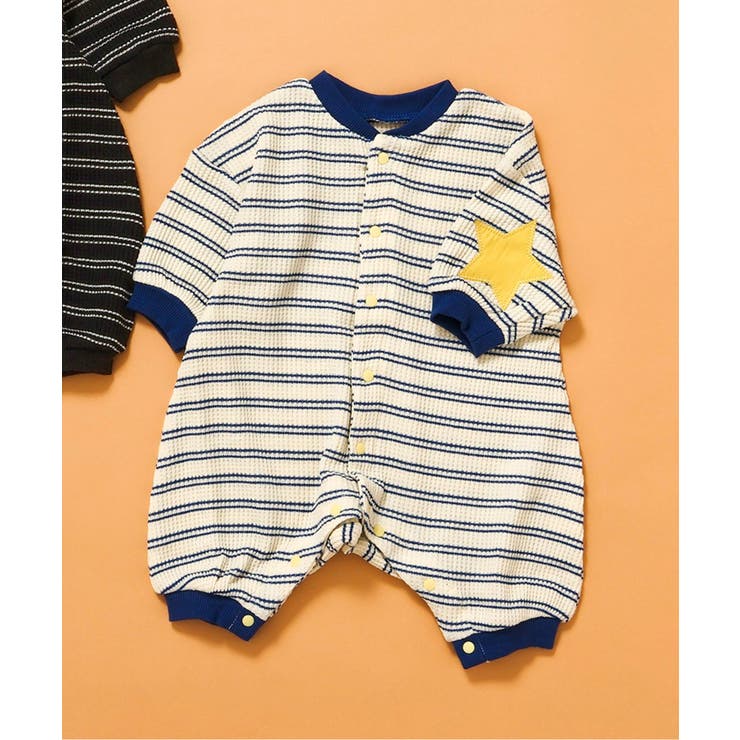 【リンク】エルボーパッチワッフルカバーオール  | F.O.Online Store | 詳細画像1 