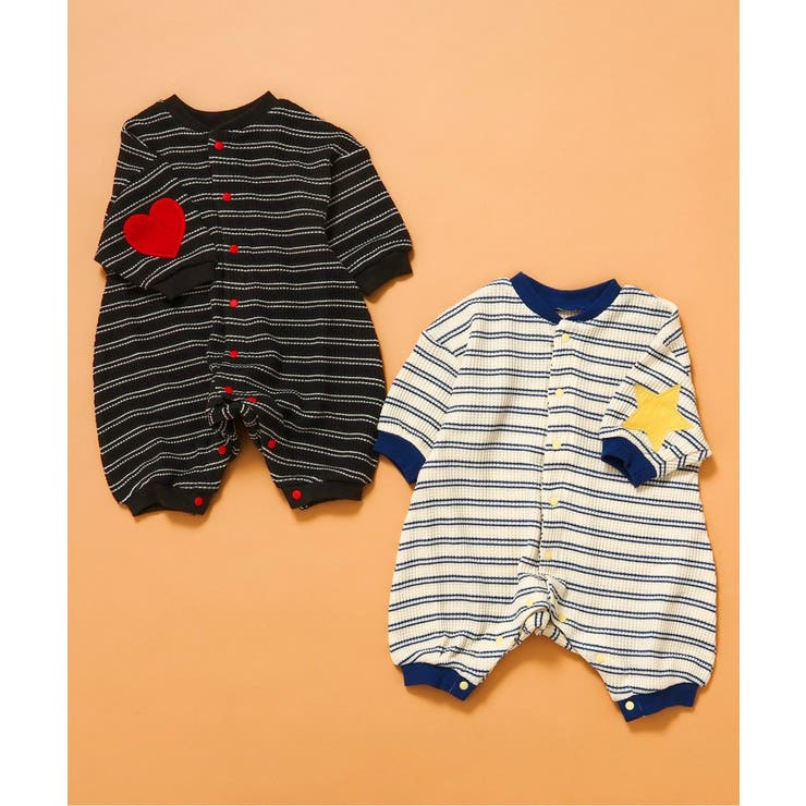【リンク】エルボーパッチワッフルカバーオール  | F.O.Online Store | 詳細画像3 