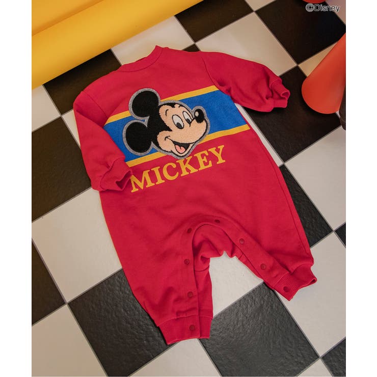 レッド | ディズニーキャラクター / サガラワッペンカバーオール  | F.O.Online Store