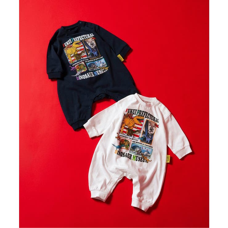 福井県立恐竜博物館コラボ ロゴモチーフカバーオール | F.O.Online Store | 詳細画像7 