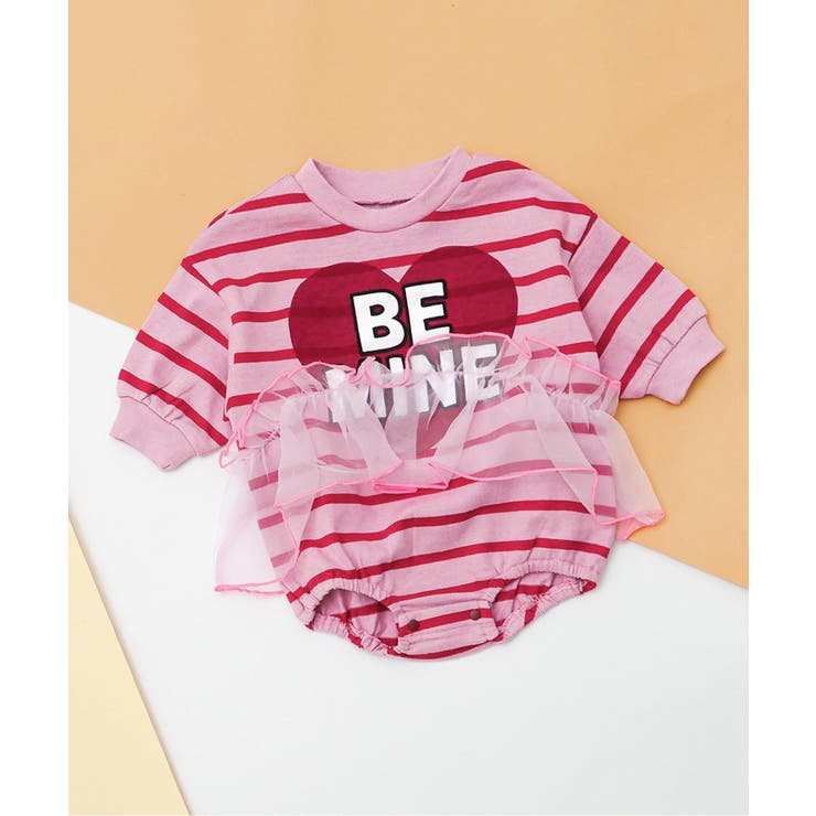 ピンク | 【リンク】girlsボーダーチュールボディーオール | F.O.Online Store