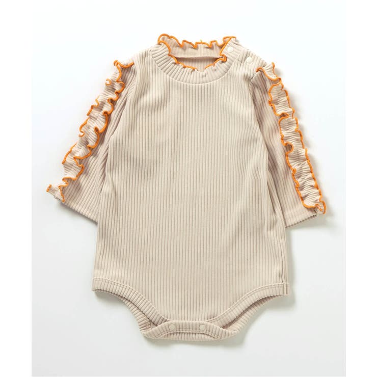 【リンク】袖フリルメロウリブボディスーツ | F.O.Online Store | 詳細画像5 