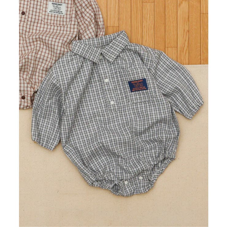 グレー | Bpopチェックシャツボディオール  | F.O.Online Store
