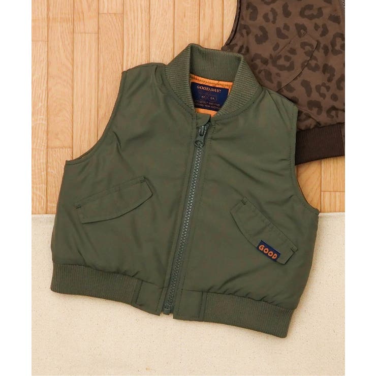 カーキ | Bpop MA-1ベスト | F.O.Online Store
