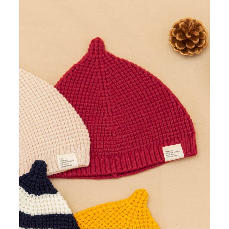 レッド | 【Bpop】とんがりニット帽 | F.O.Online Store