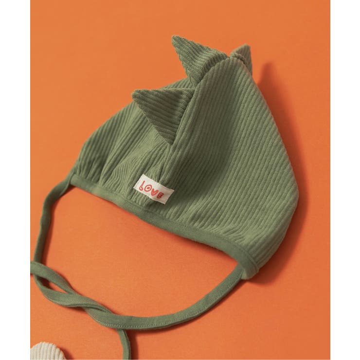 カーキ | Bpop どうぶつ耳付きボンネット | F.O.Online Store