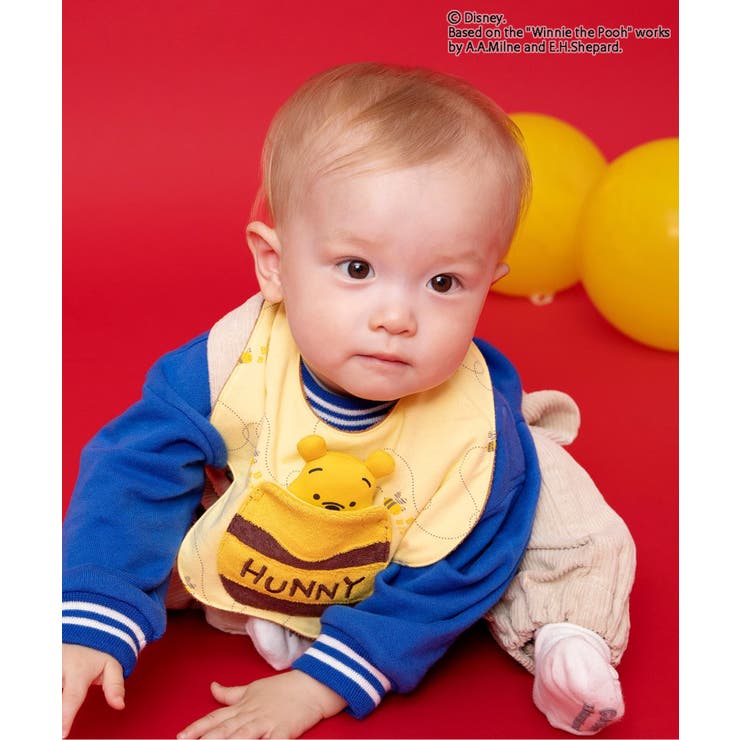 ディズニーキャラクター くまのプーさん/ラトル付きスタイ | F.O.Online Store | 詳細画像1 