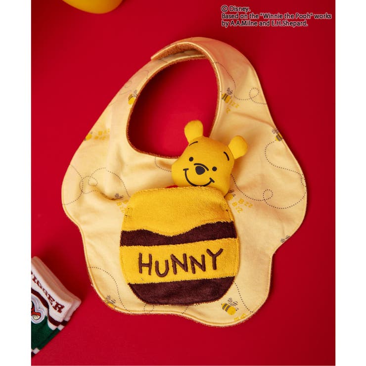 ディズニーキャラクター くまのプーさん/ラトル付きスタイ | F.O.Online Store | 詳細画像14 