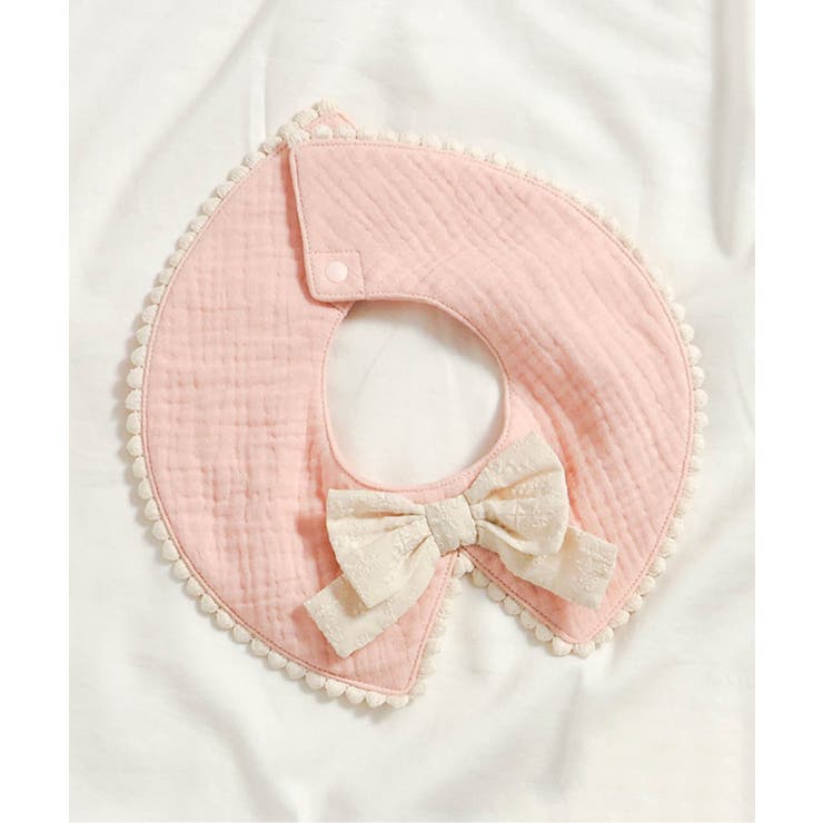 ピンク | 蝶ネクタイ風スタイ 防水シート | F.O.Online Store