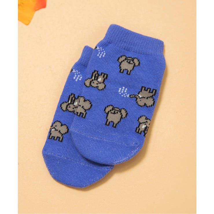 ブルー | バラエティ総柄ソックス マイファーストブリーズ | F.O.Online Store