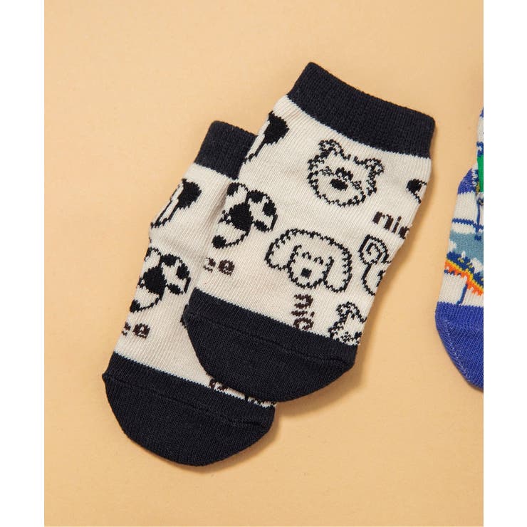 アイボリー | バラエティ総柄ソックス マイファーストブリーズ | F.O.Online Store